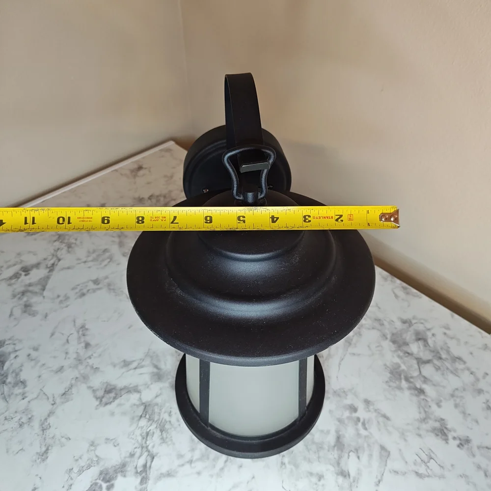 Outdoor Wall Lantern Elegant Black